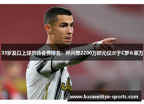 33岁及以上球员转会费排名：孙兴慜2200万欧元仅次于C罗&莱万
